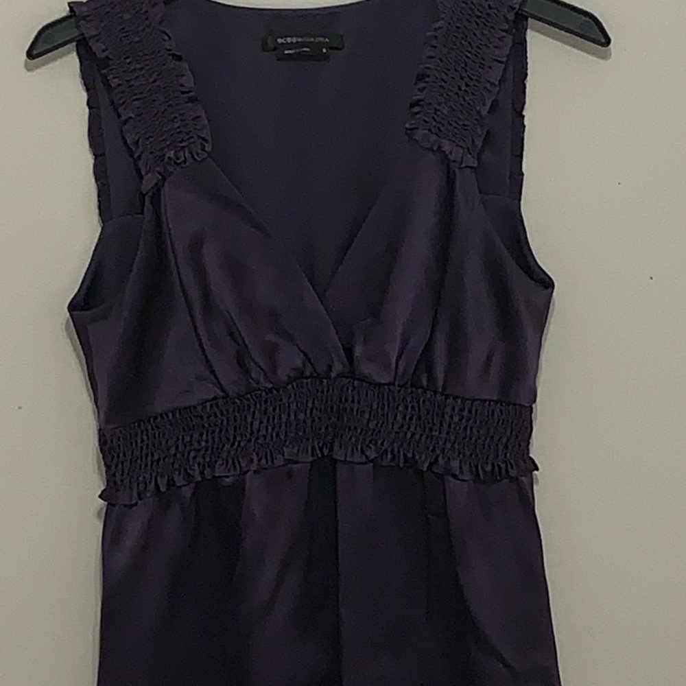 BCBG Max Azria Womens Purple Top